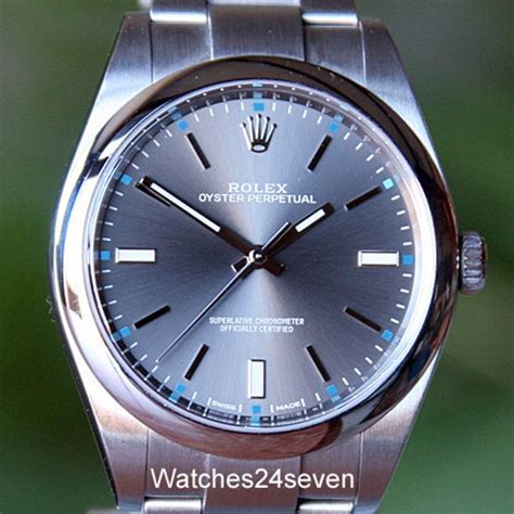 rolex oyster perpetual grigio